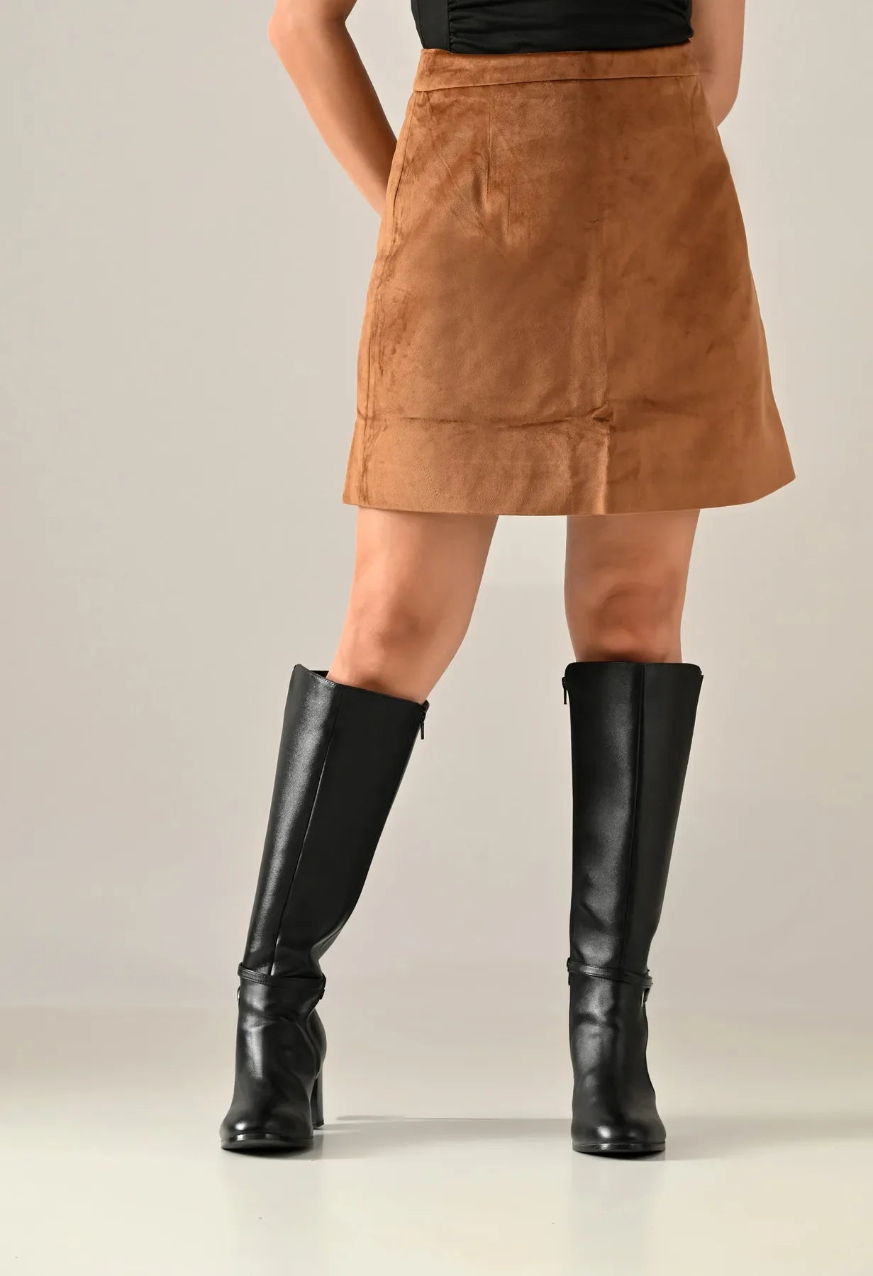 Salnor Suede Mini skirt
