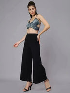 Front Overlap Slit Pants