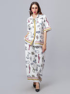 Sail Away Printed Two-Piece Set
