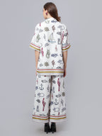 Sail Away Printed Two-Piece Set
