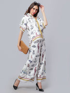 Sail Away Printed Two-Piece Set