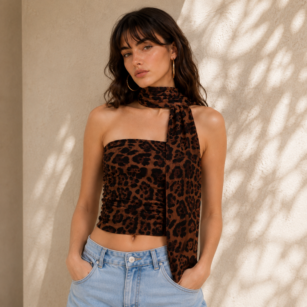 Wild Muse Top With Scraf