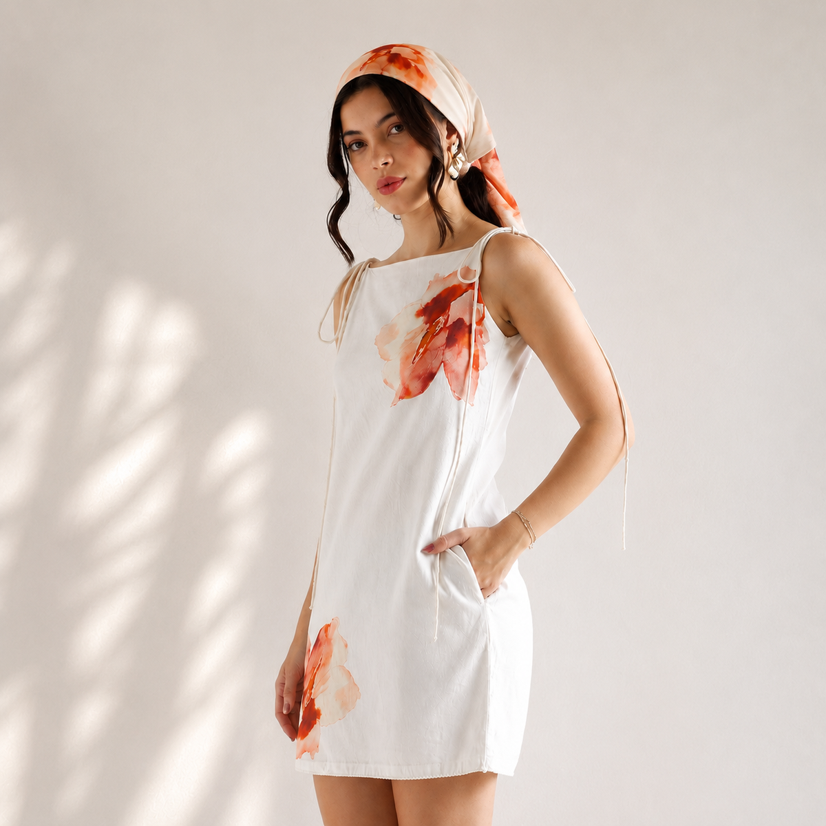 Nausica Bloom Short Dress