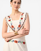 Wide Strap V-Neck Co-ord Set