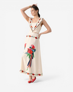 Wide Strap V-Neck Co-ord Set