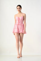 Sweetheart Neckline Mini Dress