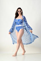 Belted Floral Monokini Set