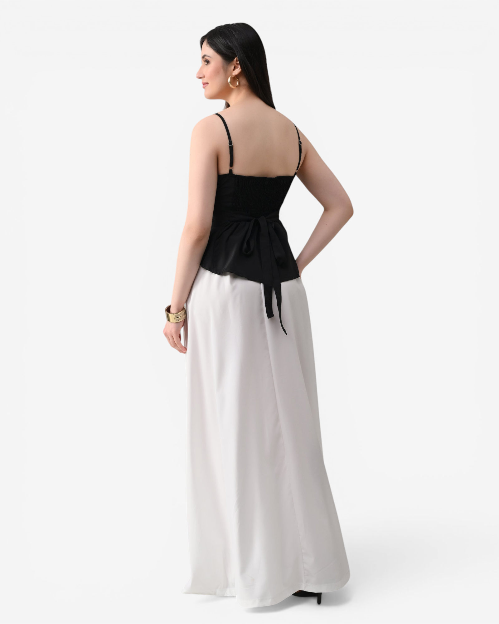 Top & Flared Maxi Skirt Set