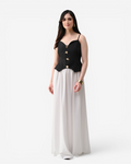 Top & Flared Maxi Skirt Set