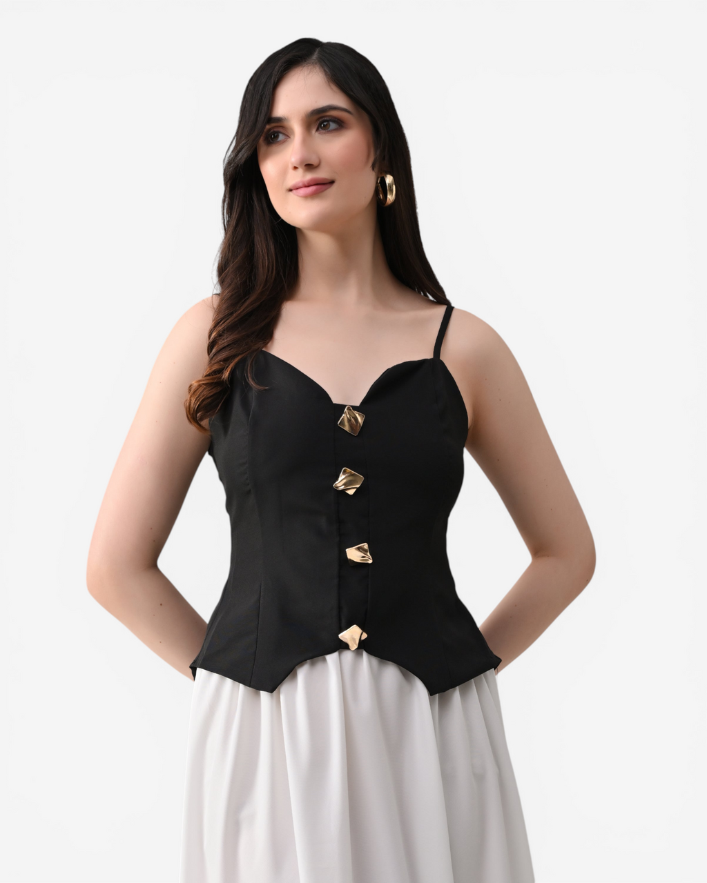 Top & Flared Maxi Skirt Set