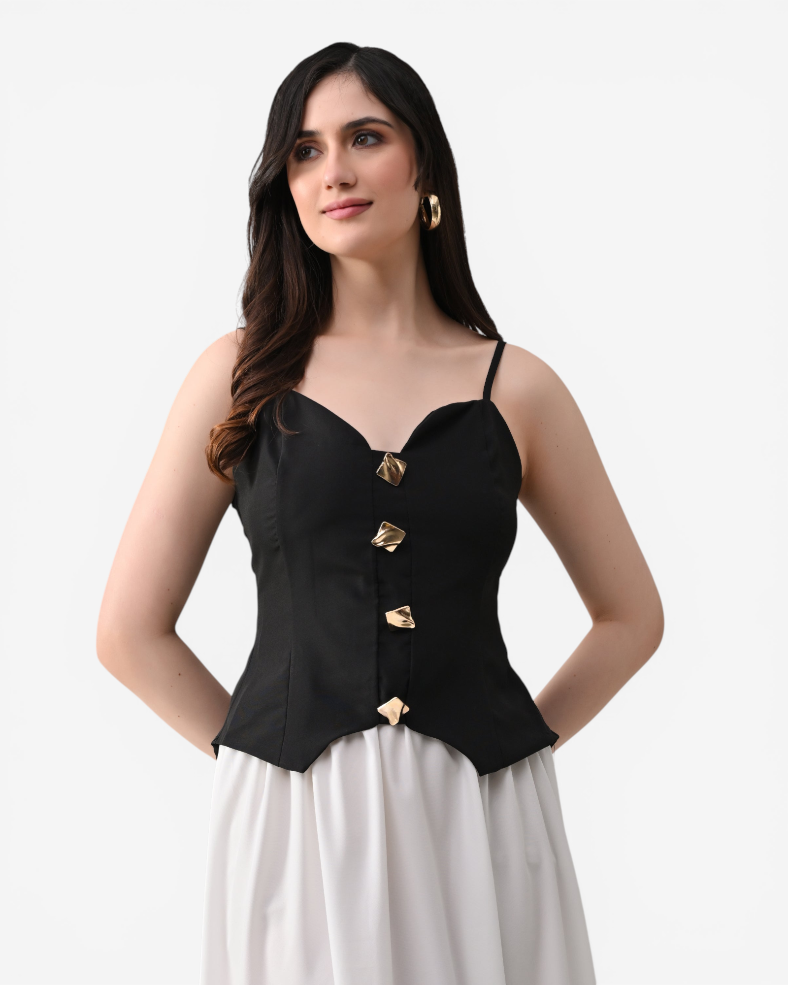 Top & Flared Maxi Skirt Set