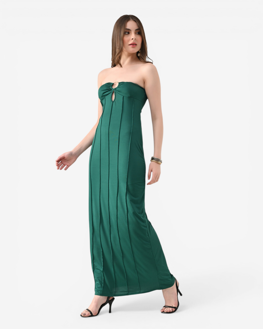 Panelled Bodycon Tube Dress