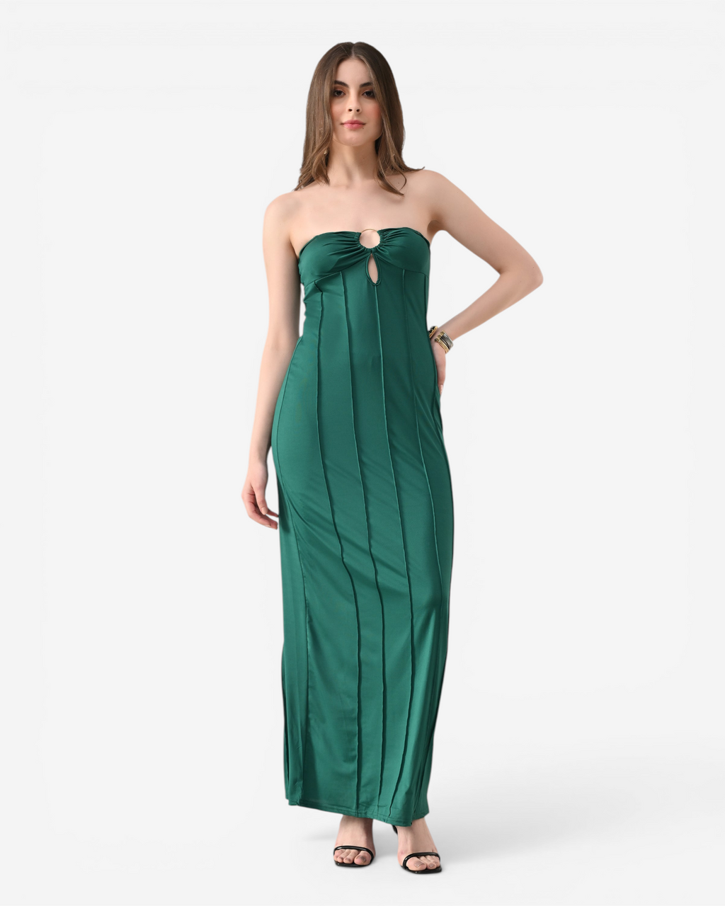 Panelled Bodycon Tube Dress
