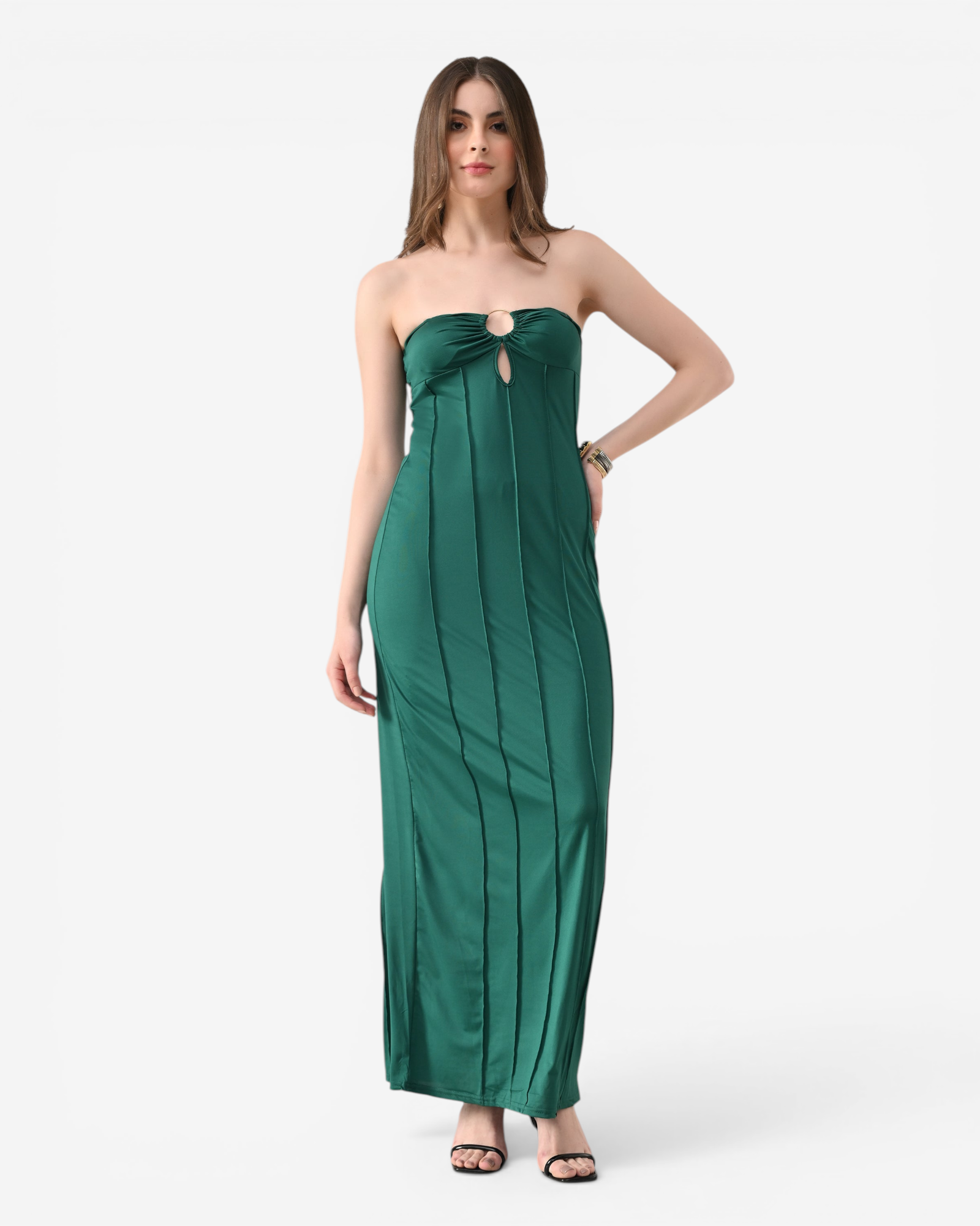 Panelled Bodycon Tube Dress