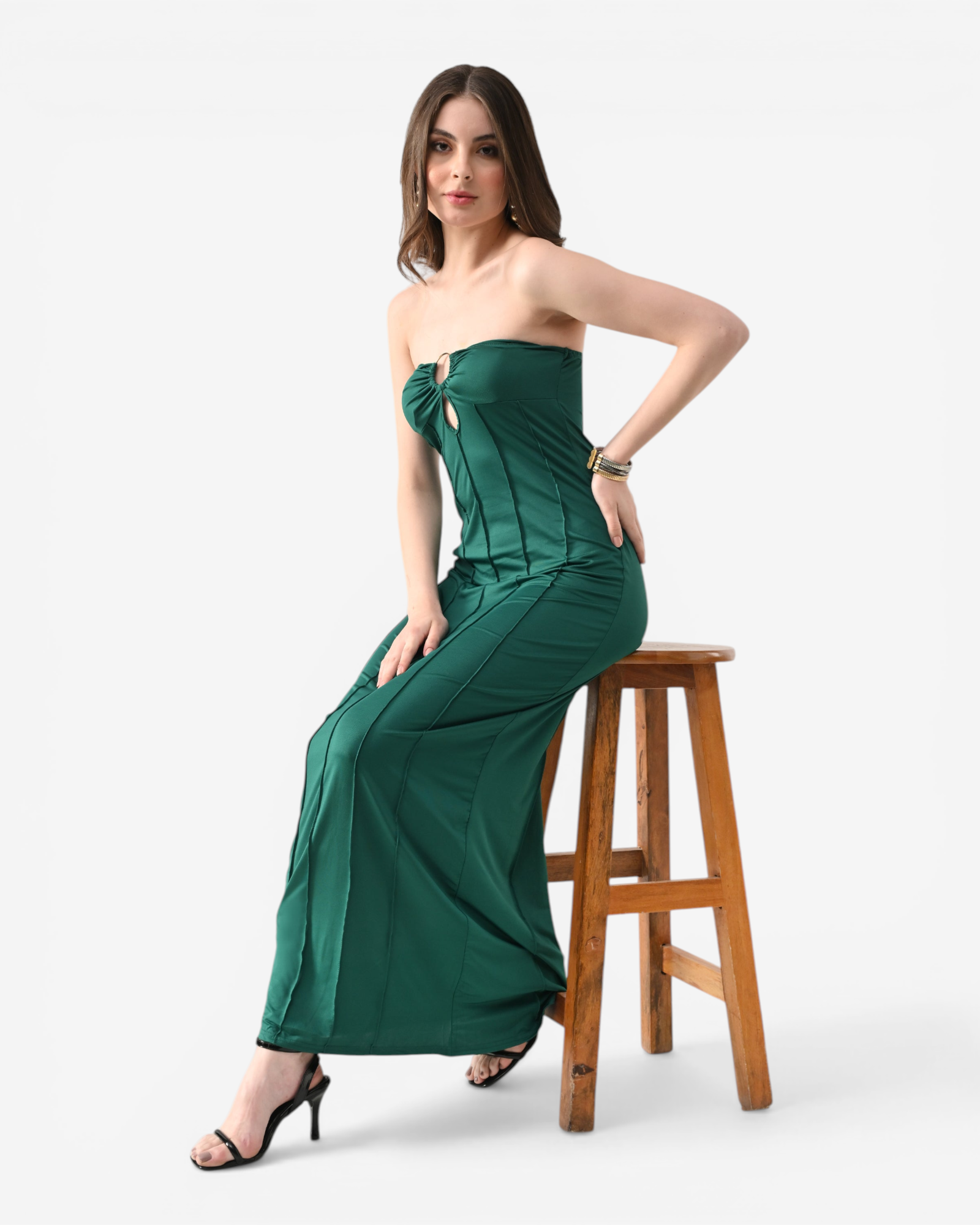 Panelled Bodycon Tube Dress