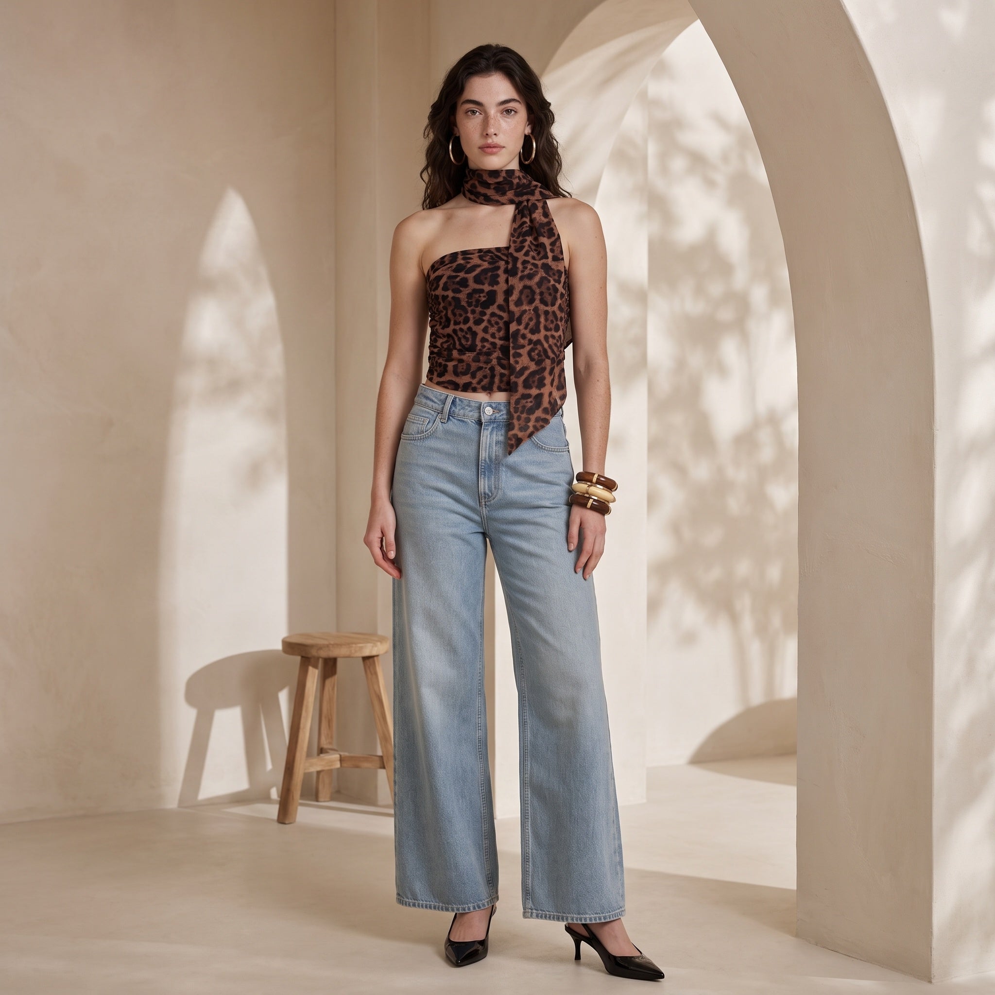 Wild Muse Top With Scraf