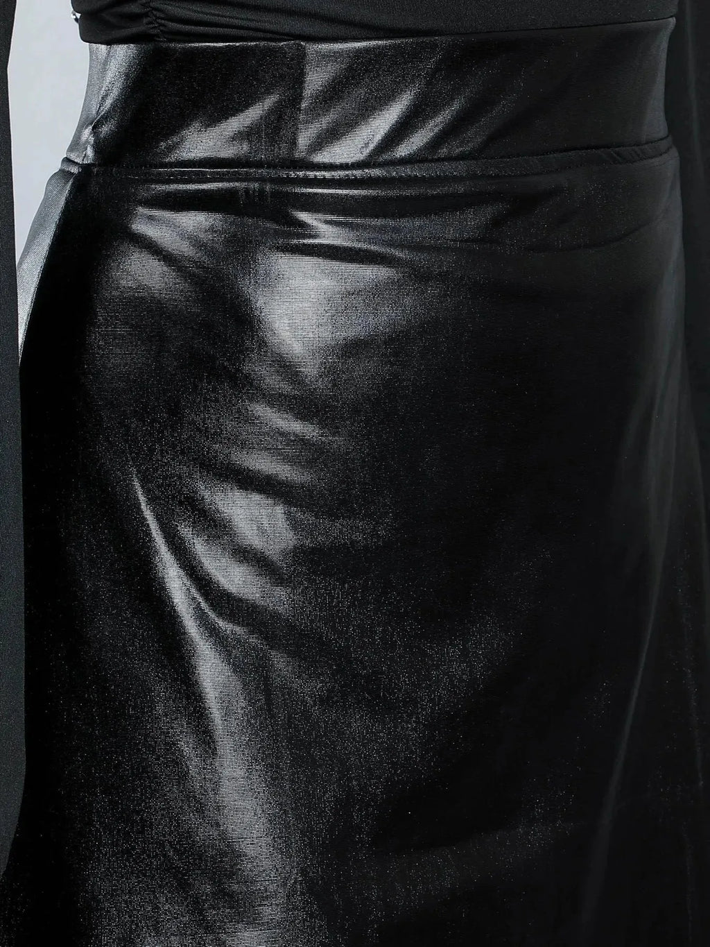 Metallic Short Skirt