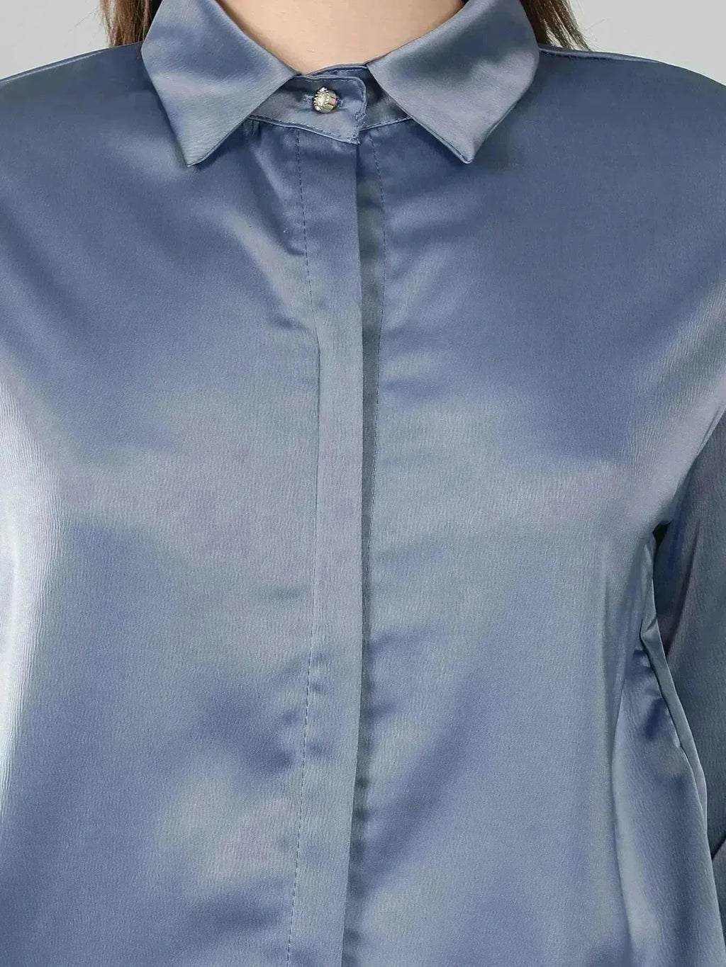 Glossy Satin Shirt