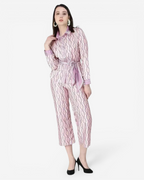Chain Print Two-Piece Set