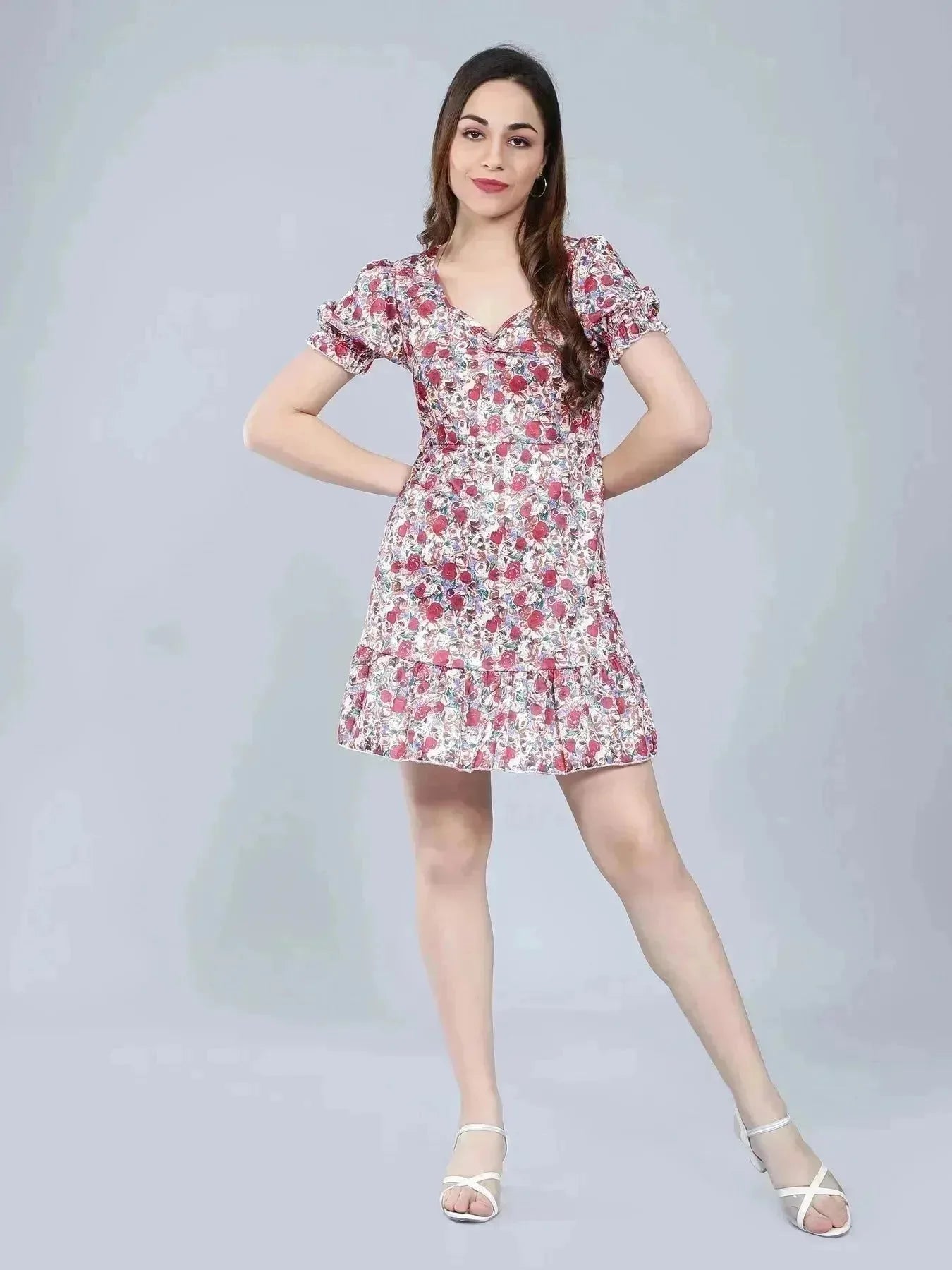 Floral A-Line Dress