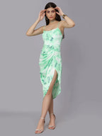 Sexy Marble Spaghetti Dress