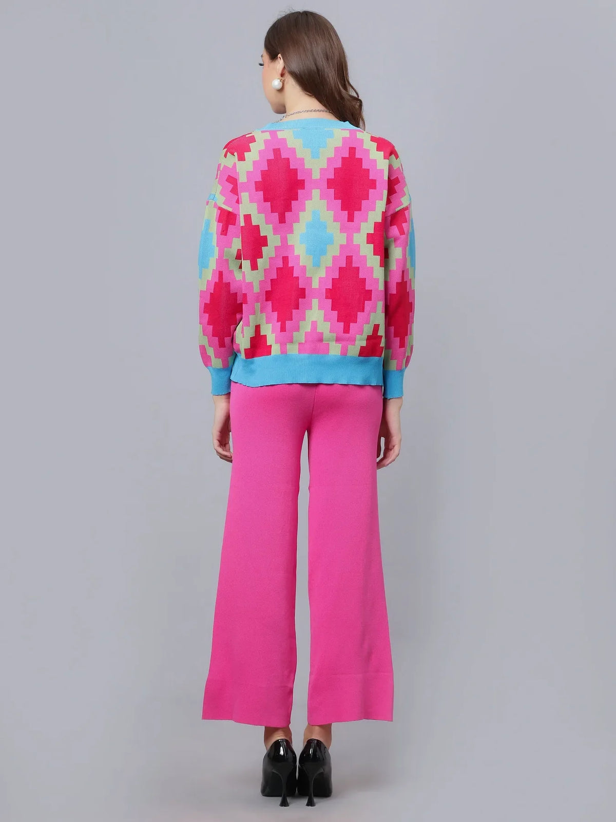 Knitted Cardigan Pant Two-Piece Set