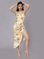 Sexy Marble Spaghetti Dress