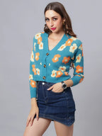Floral Cardigan Two Piece Set