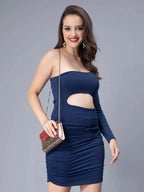 Sexy Hollow Out Short Dress