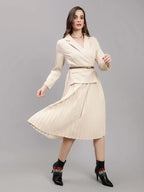 Blazer Pleated Dress