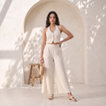 Backless Halter Jumpsuit