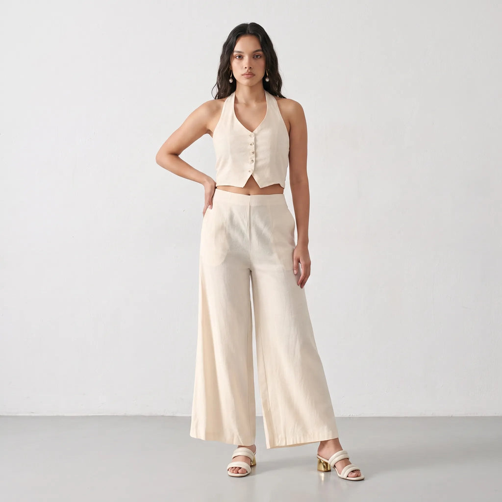 Backless Halter Jumpsuit