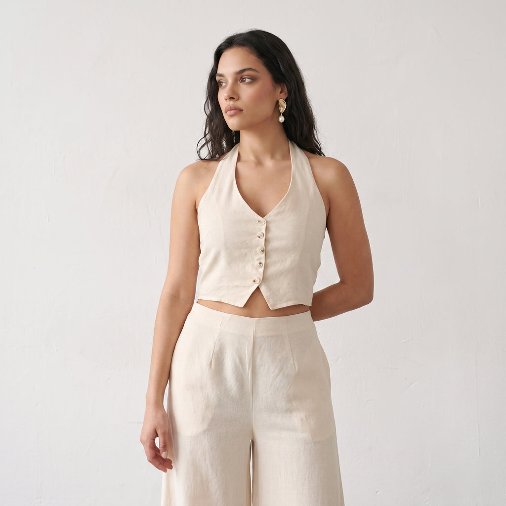 Backless Halter Jumpsuit
