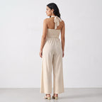 Backless Halter Jumpsuit