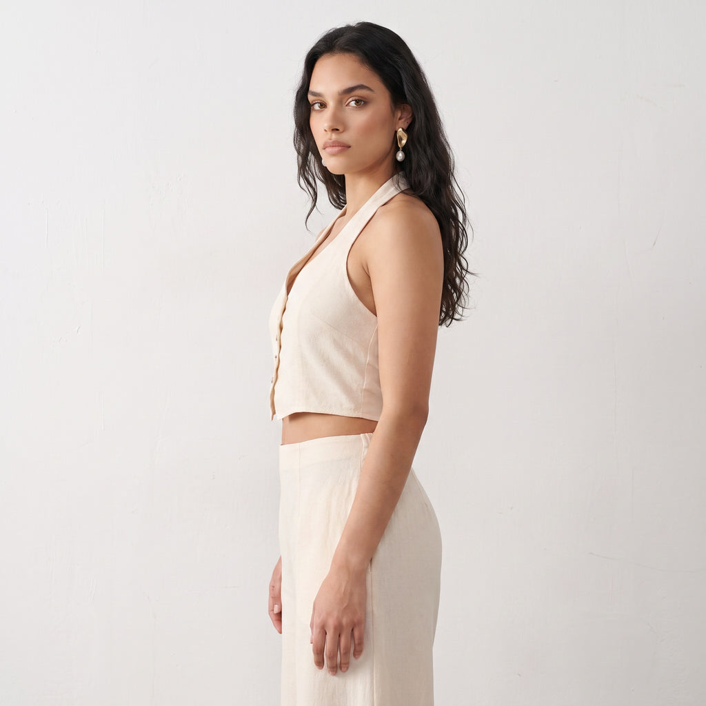 Backless Halter Jumpsuit