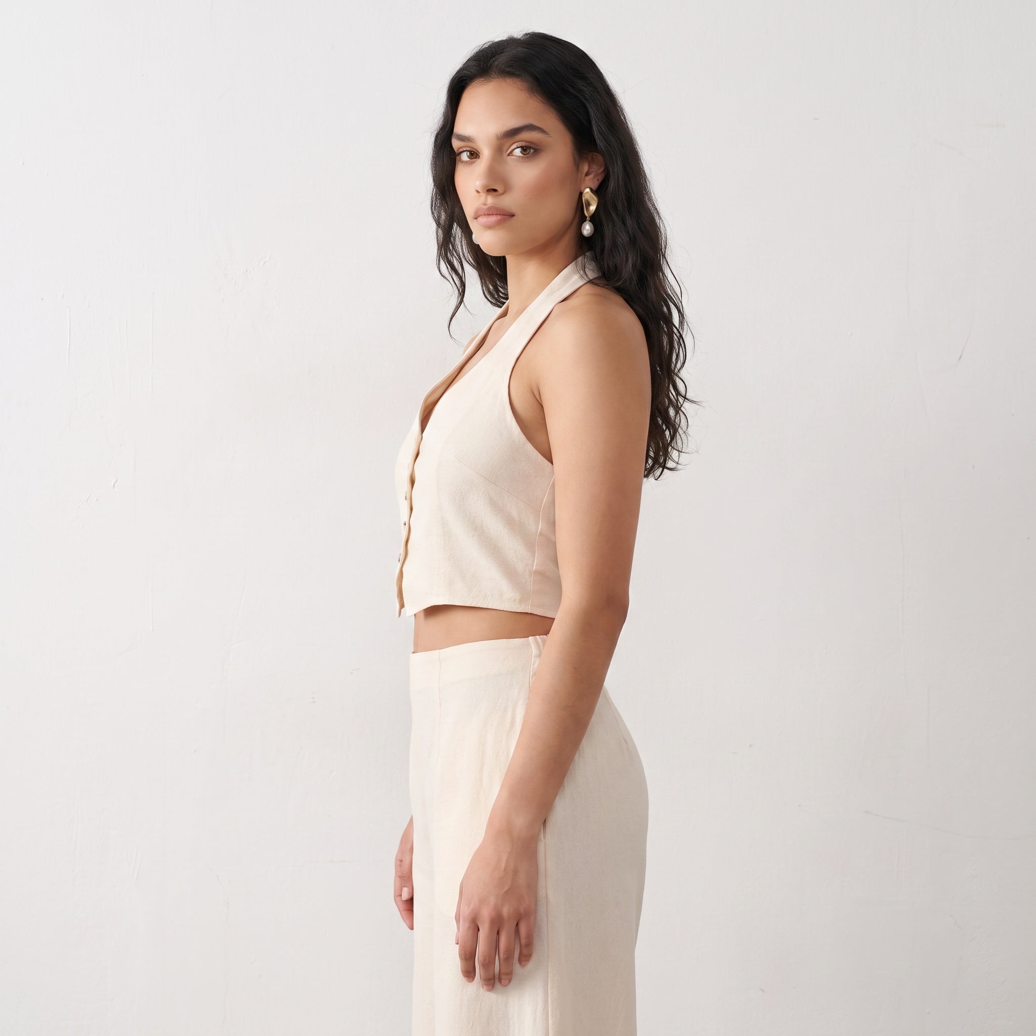 Backless Halter Jumpsuit