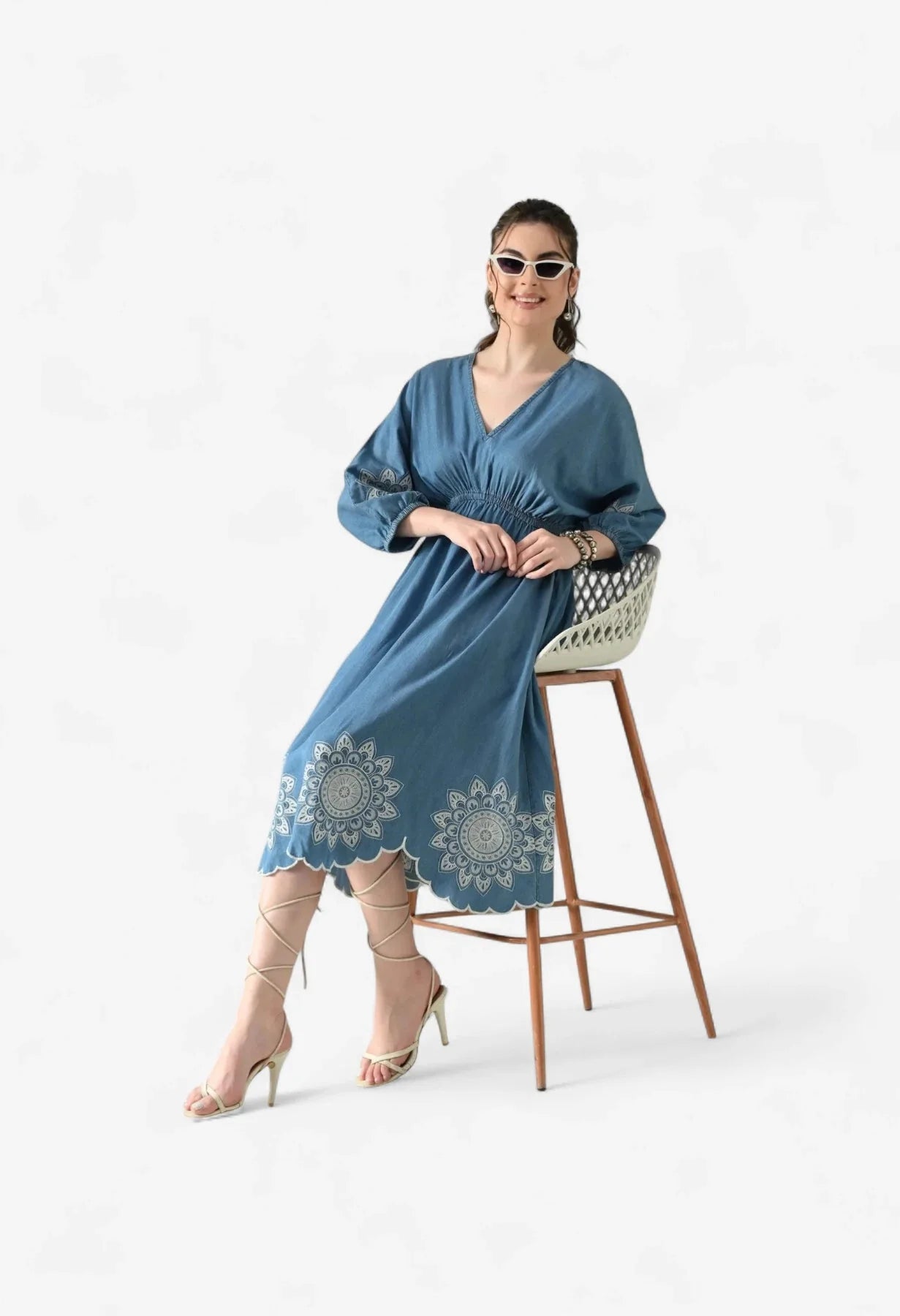 Blue Bloom Dress