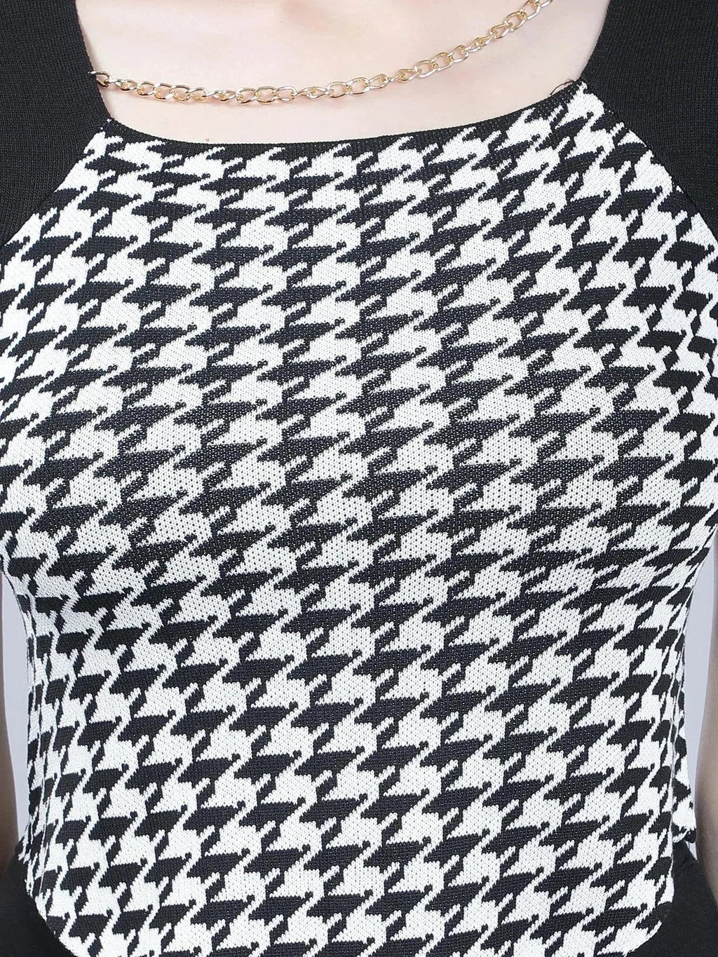 Herringbone Knitted Top