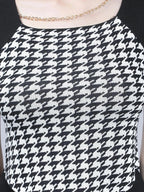 Herringbone Knitted Top