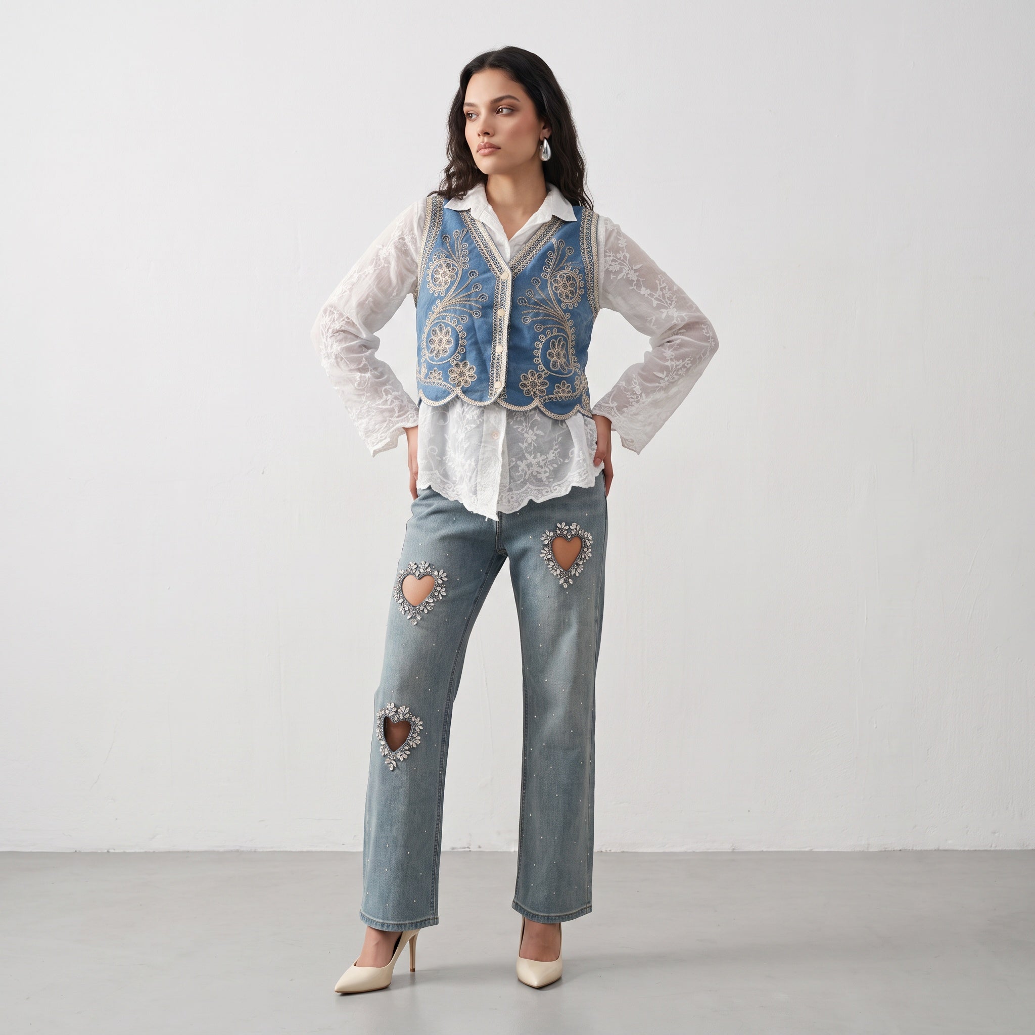 Bluebell Shirt Vest Set