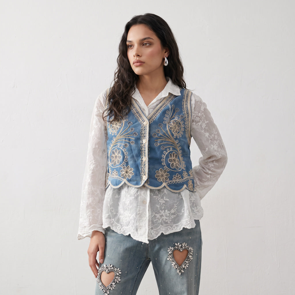 Bluebell Shirt Vest Set