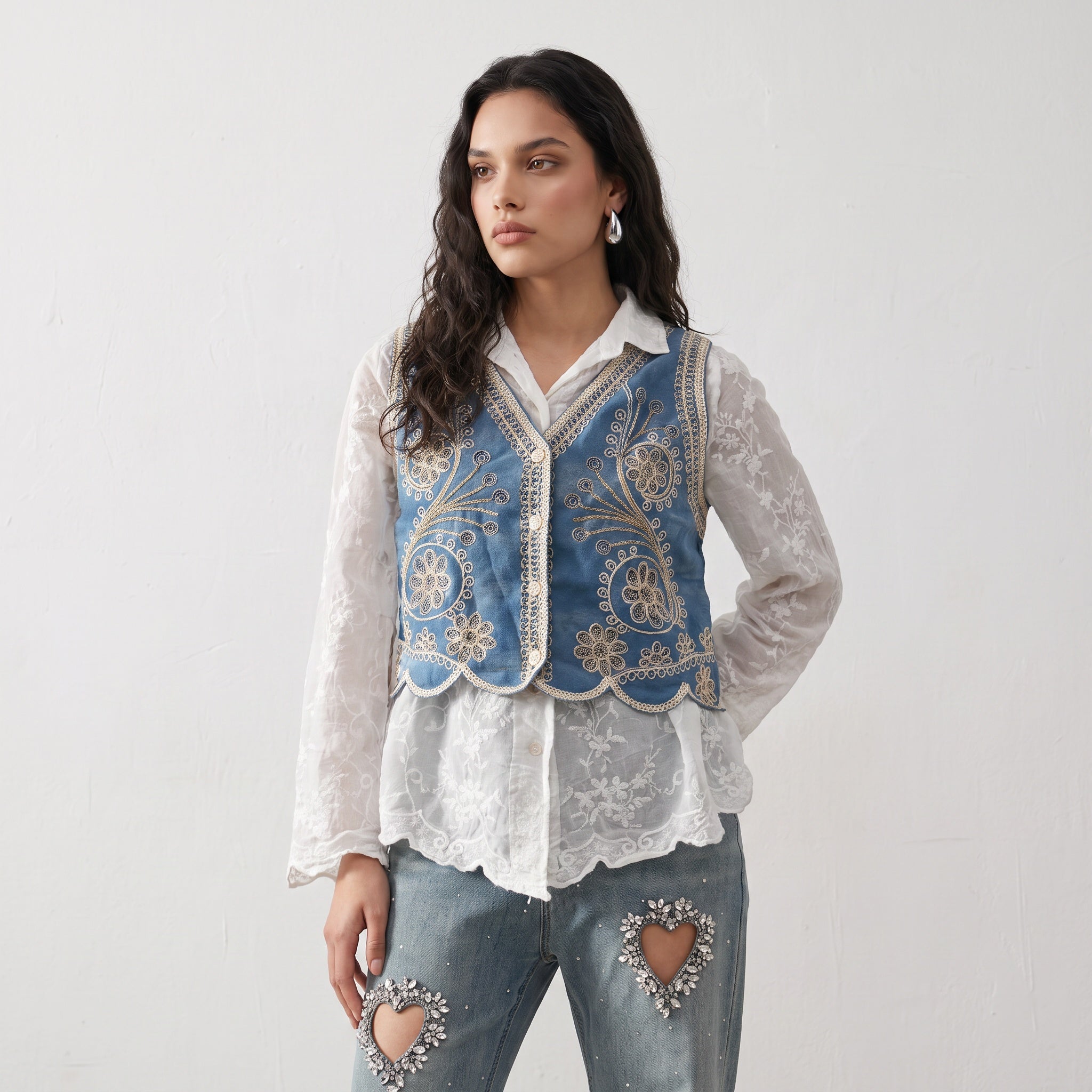 Bluebell Shirt Vest Set