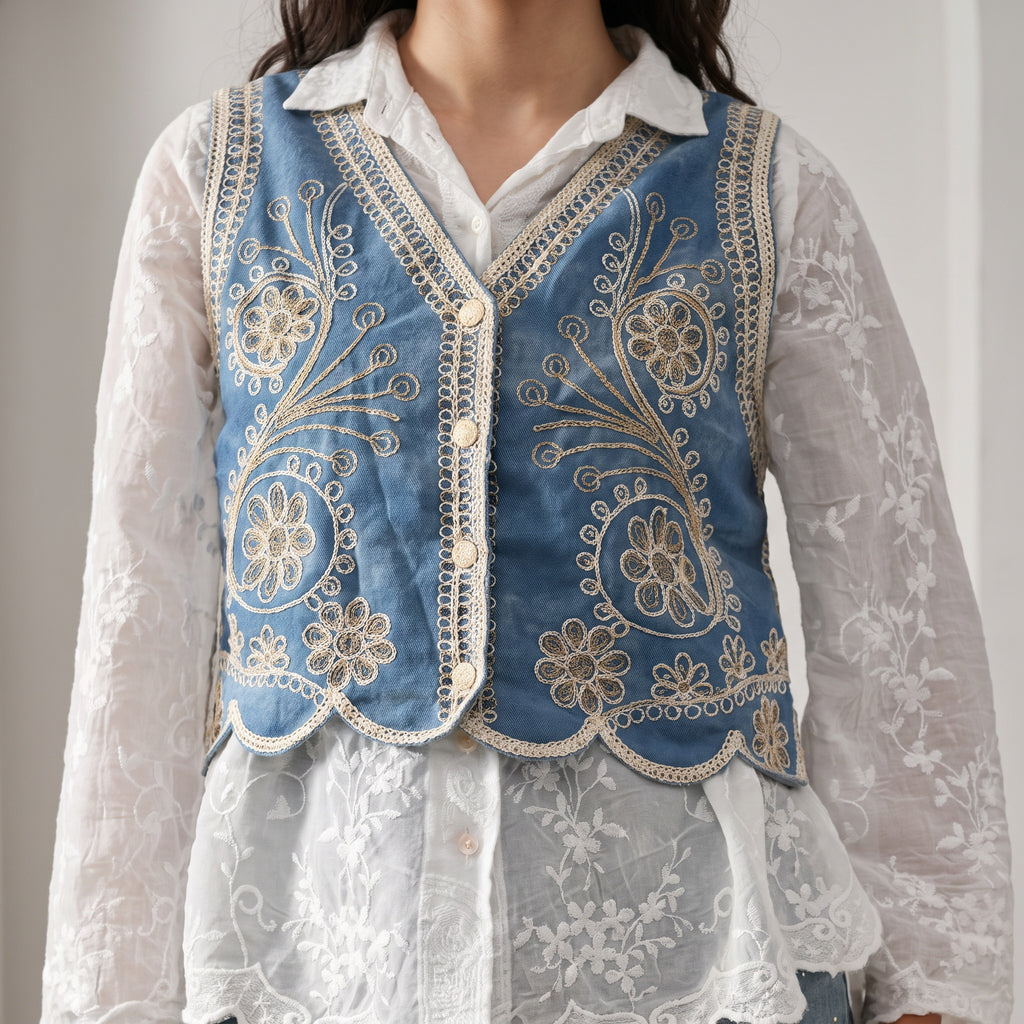 Bluebell Shirt Vest Set