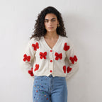 Bow Knit Cardigan