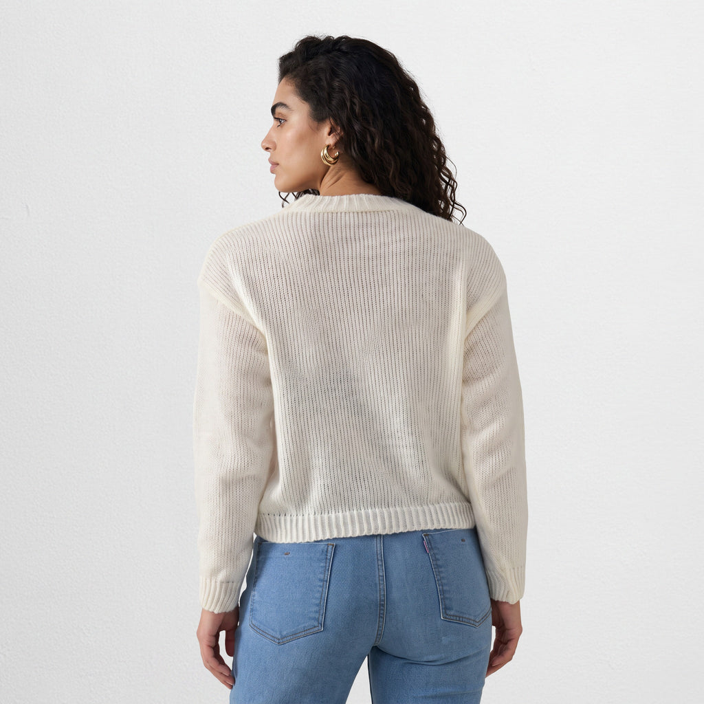 Bow Knit Cardigan