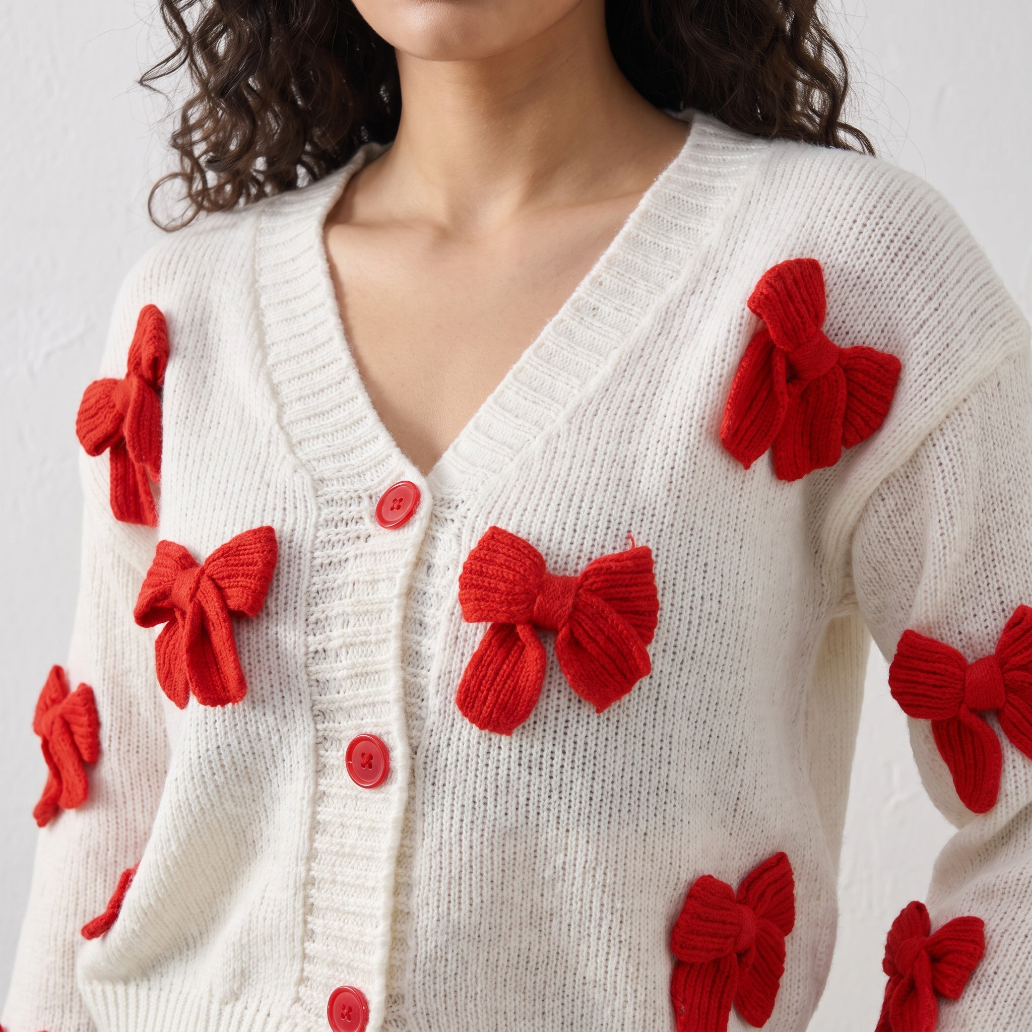 Bow Knit Cardigan