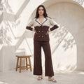 Buttoned Knit Cardigan & Pant Set
