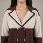 Buttoned Knit Cardigan & Pant Set