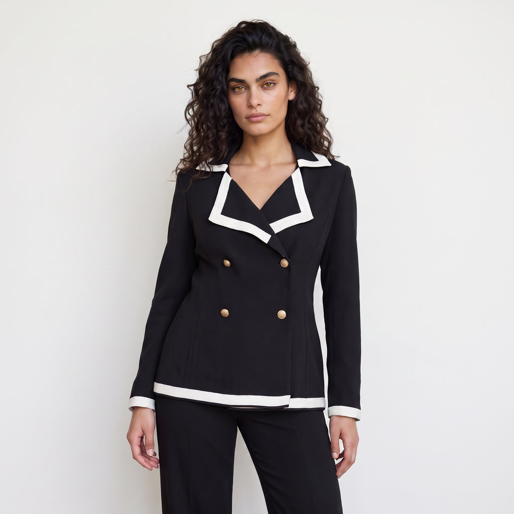 Buttoned Knit Cardigan & Pant Set