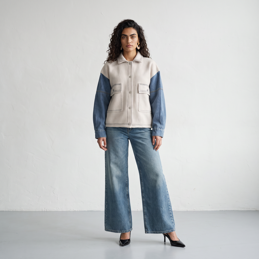 Contrast Stitch Jacket